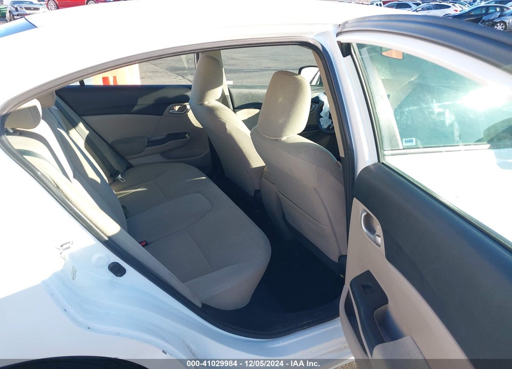2013 HONDA CIVIC LX VIN: 19XFB2F58DE257603