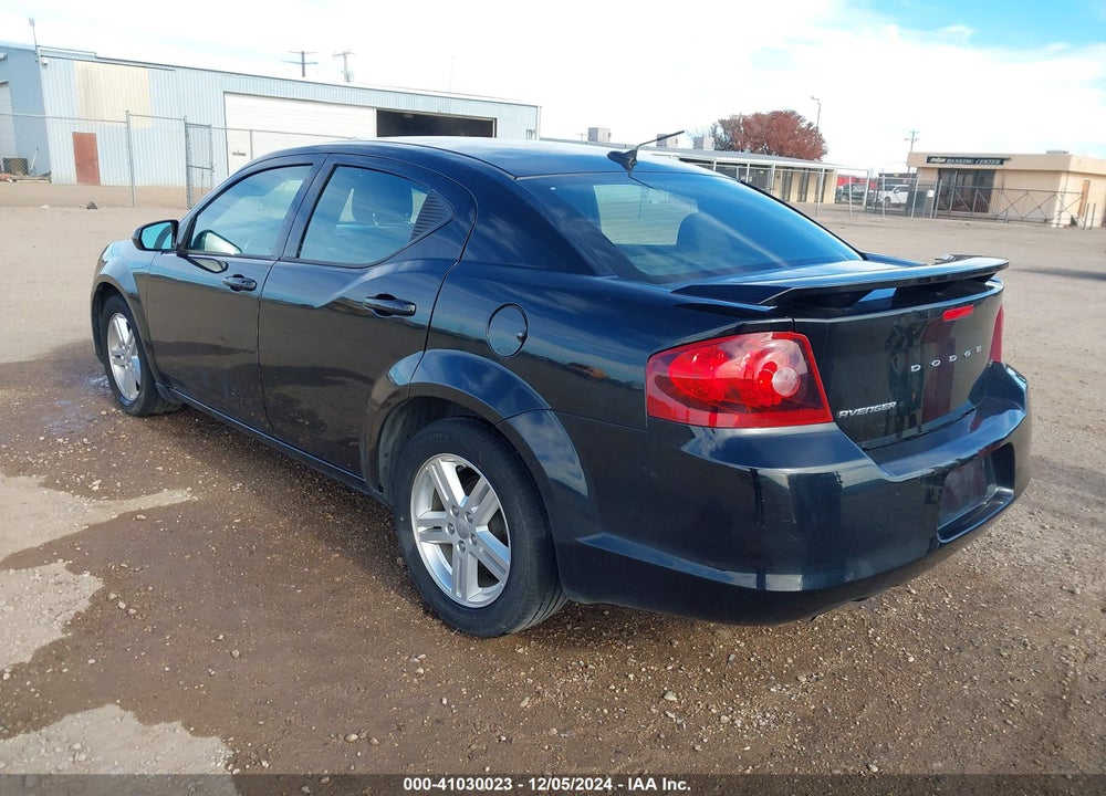 2013 DODGE AVENGER SXT VIN: 1C3CDZCG6DN531490