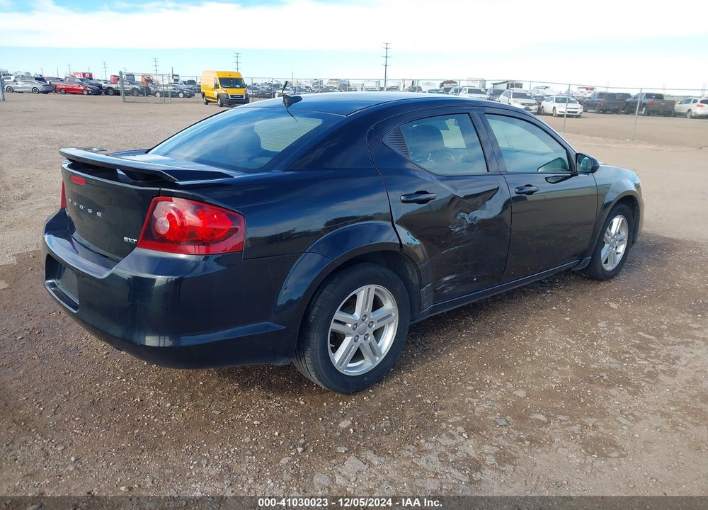 2013 DODGE AVENGER SXT VIN: 1C3CDZCG6DN531490