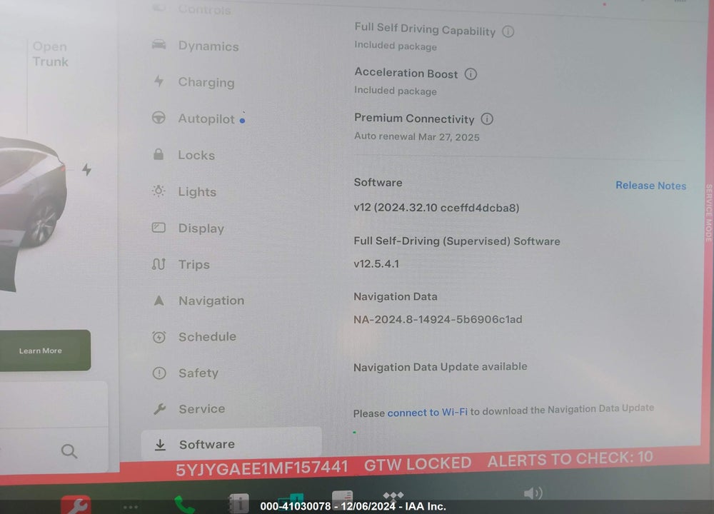 2021 TESLA MODEL Y LONG RANGE DUAL MOTOR ALL-WHEEL DRIVE VIN: 5YJYGAEE1MF157441