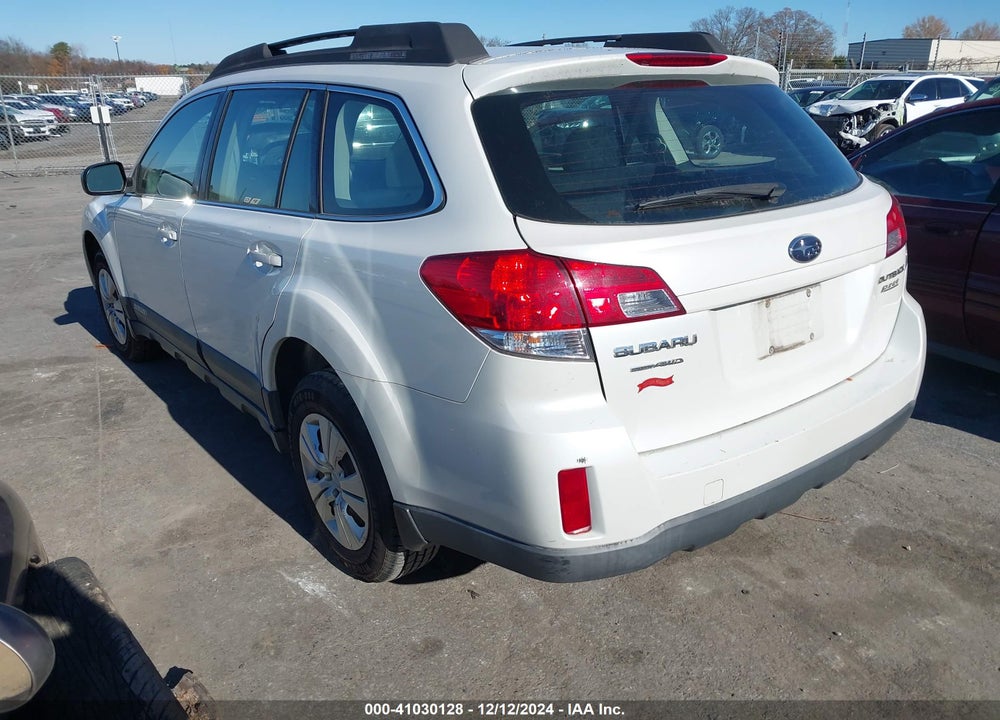 2011 SUBARU OUTBACK 2.5I VIN: 4S4BRBAC4B3325122