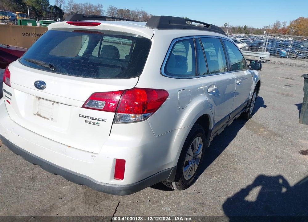 2011 SUBARU OUTBACK 2.5I VIN: 4S4BRBAC4B3325122