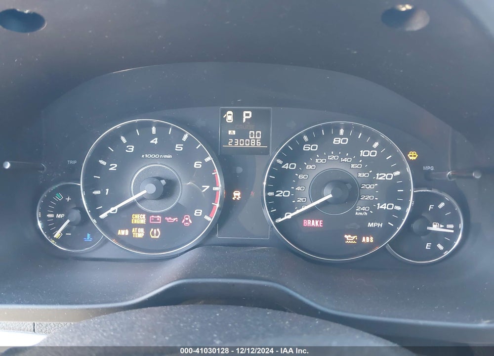 2011 SUBARU OUTBACK 2.5I VIN: 4S4BRBAC4B3325122
