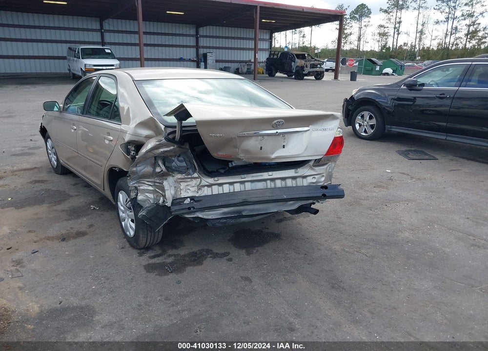 2005 TOYOTA CAMRY LE VIN: 4T1BE32K75U103258