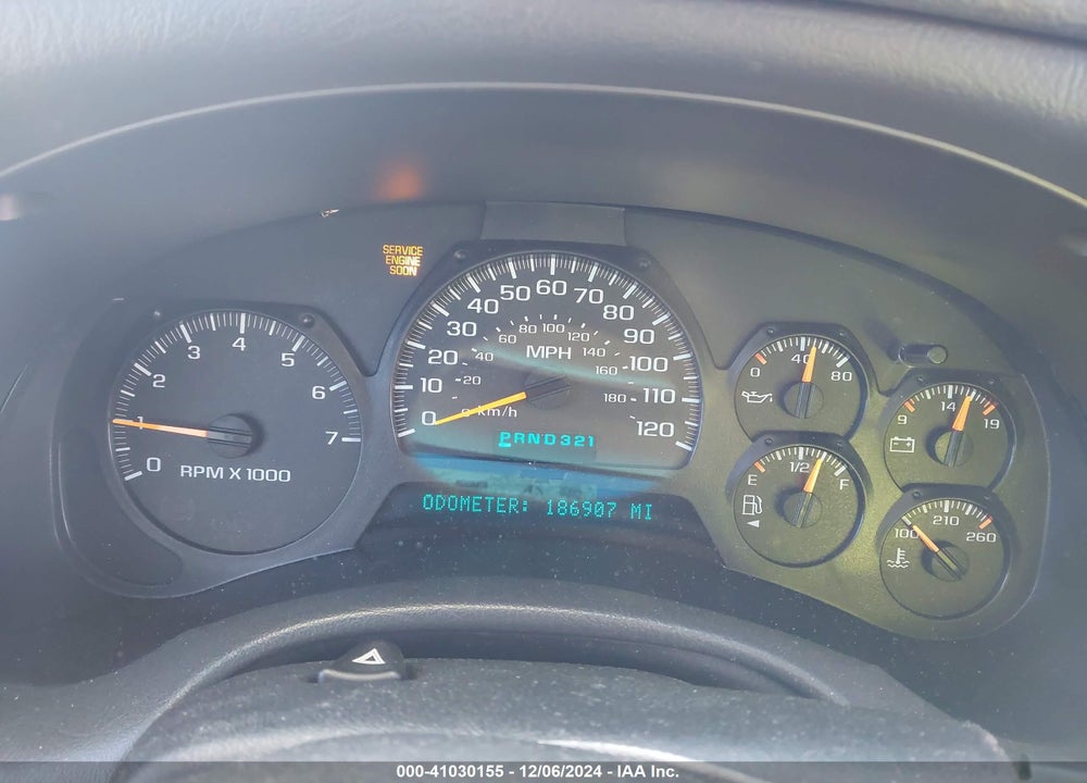 2003 CHEVROLET TRAILBLAZER LTZ VIN: 1GNDT13S032406503