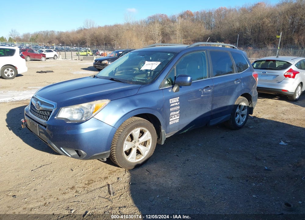 2014 SUBARU FORESTER 2.5I LIMITED VIN: JF2SJAJC4EH417605