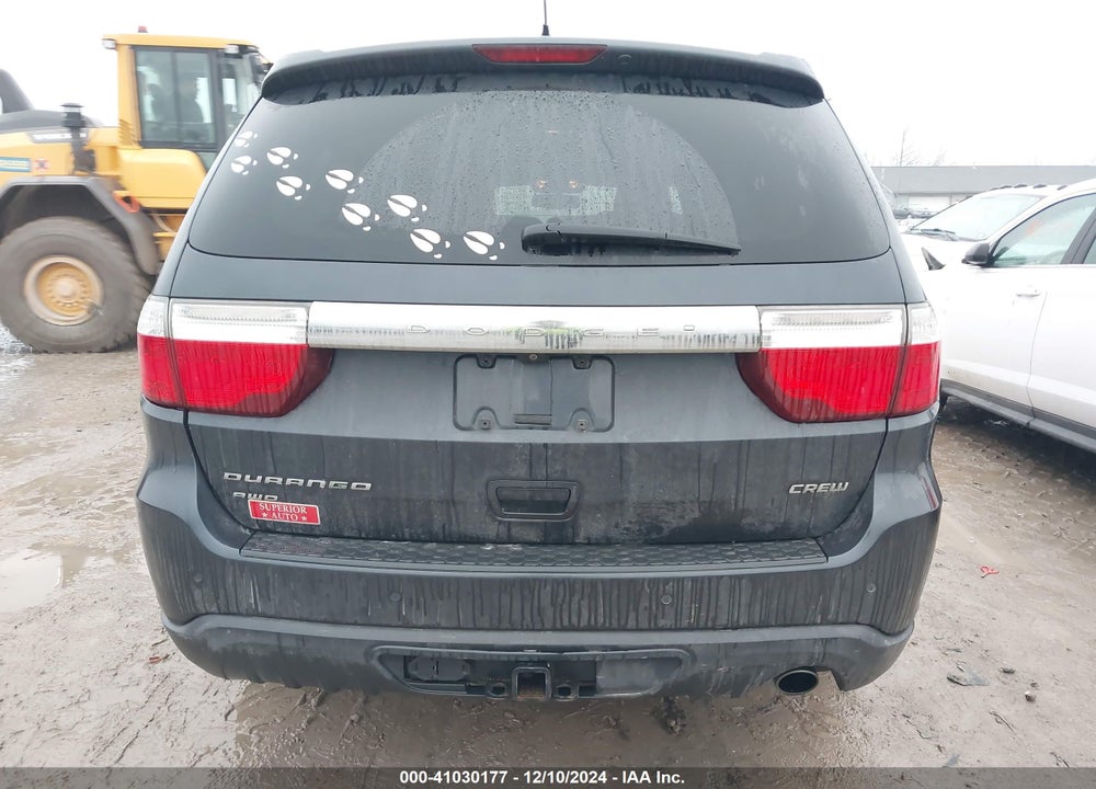 2013 DODGE DURANGO VIN: 1C4RDJDG4DC604020