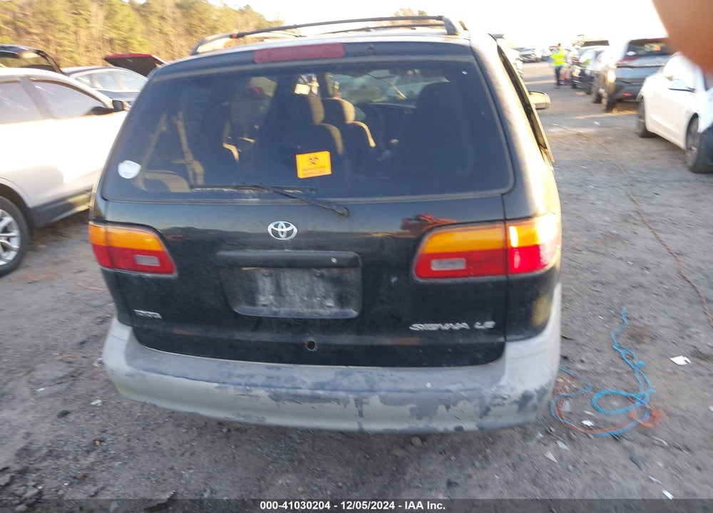 2000 TOYOTA SIENNA LE VIN: 4T3ZF13C4YU193696