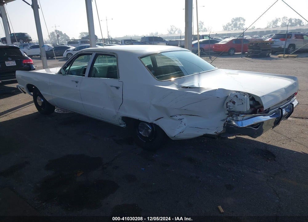 1969 PLYMOUTH GRAN FURY VIN: 0000PM41F9D268707