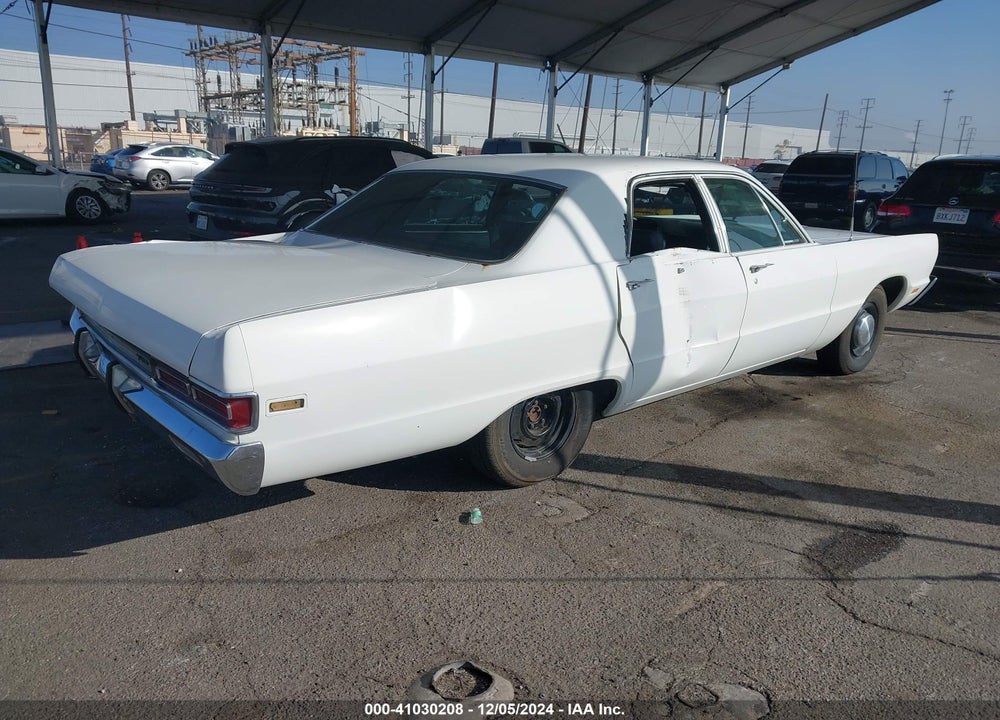 1969 PLYMOUTH GRAN FURY VIN: 0000PM41F9D268707