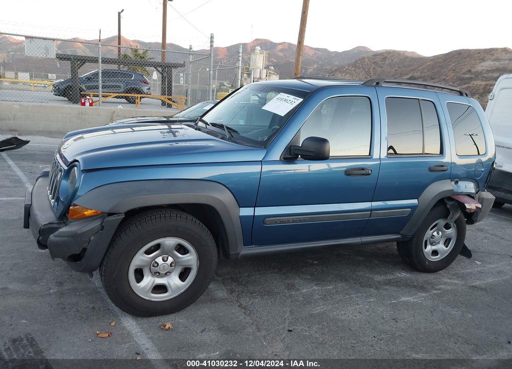 2006 JEEP LIBERTY SPORT VIN: 1J4GK48K26W243248