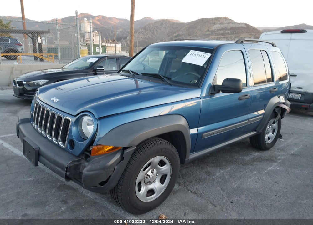 2006 JEEP LIBERTY SPORT VIN: 1J4GK48K26W243248