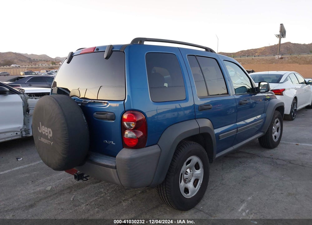 2006 JEEP LIBERTY SPORT VIN: 1J4GK48K26W243248