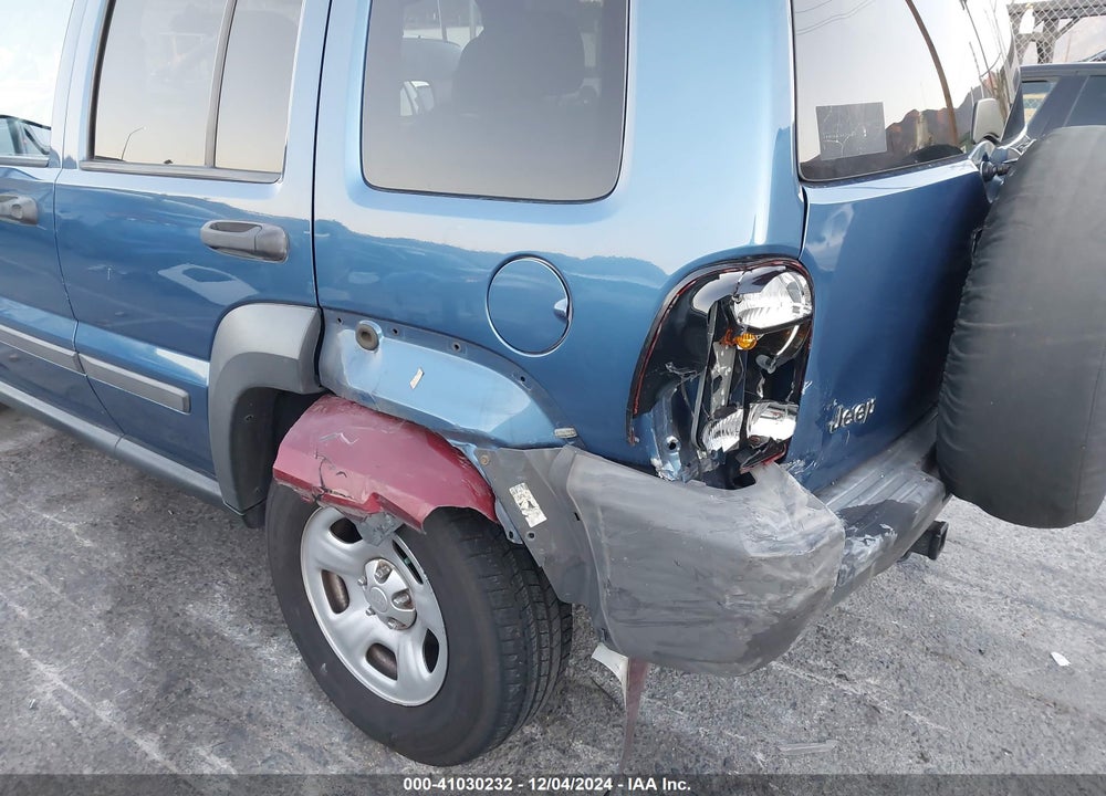 2006 JEEP LIBERTY SPORT VIN: 1J4GK48K26W243248