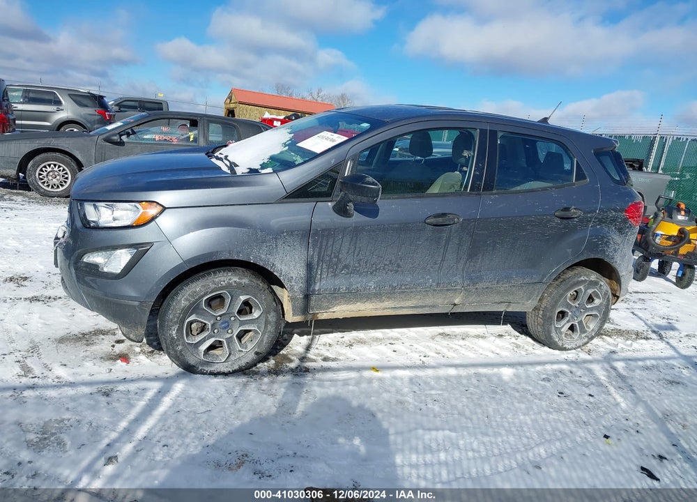 2021 FORD ECOSPORT S VIN: MAJ6S3FL4MC427165