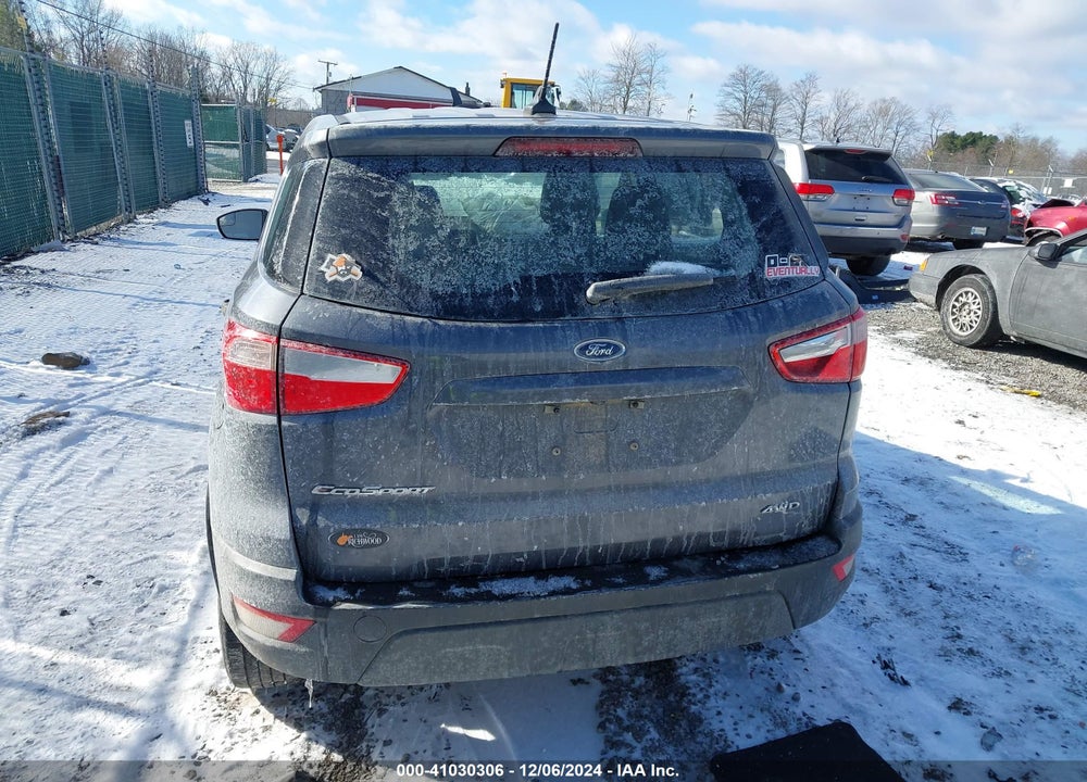 2021 FORD ECOSPORT S VIN: MAJ6S3FL4MC427165