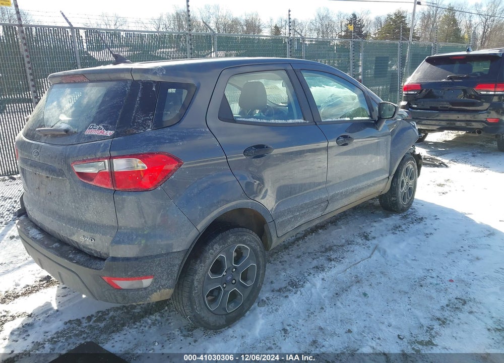 2021 FORD ECOSPORT S VIN: MAJ6S3FL4MC427165