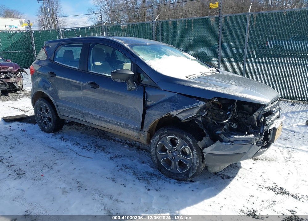 2021 FORD ECOSPORT S VIN: MAJ6S3FL4MC427165