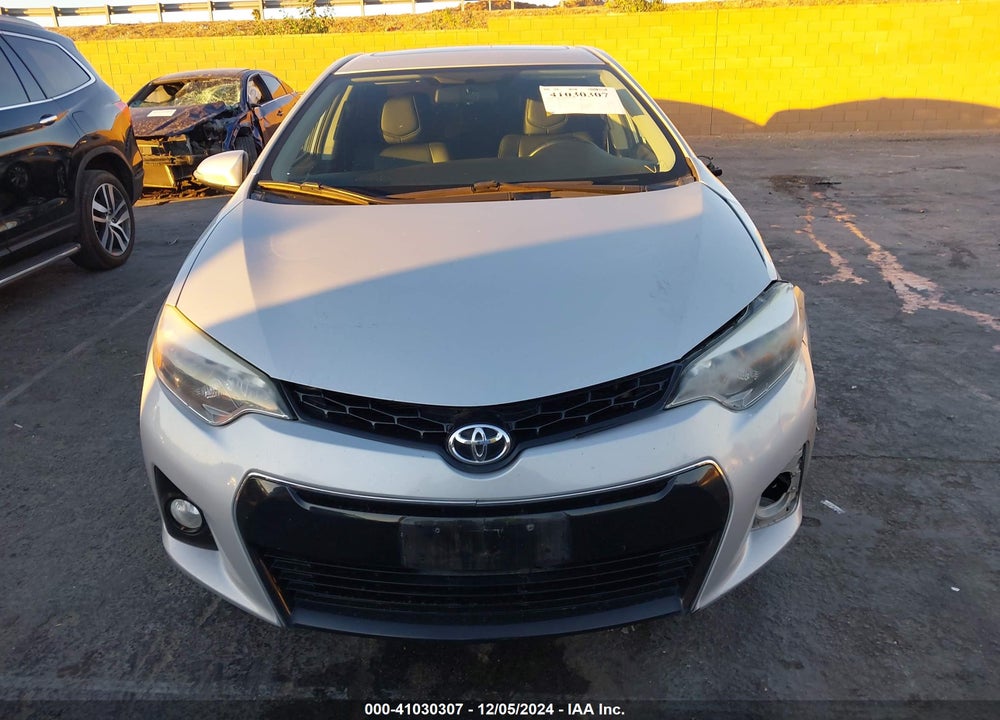 2015 TOYOTA COROLLA S PREMIUM VIN: 2T1BURHE5FC379044