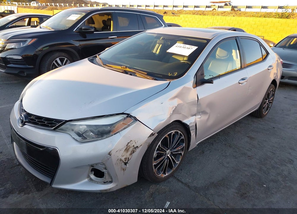 2015 TOYOTA COROLLA S PREMIUM VIN: 2T1BURHE5FC379044