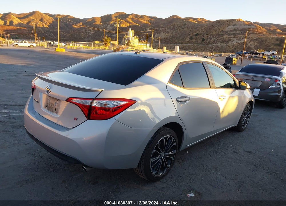 2015 TOYOTA COROLLA S PREMIUM VIN: 2T1BURHE5FC379044