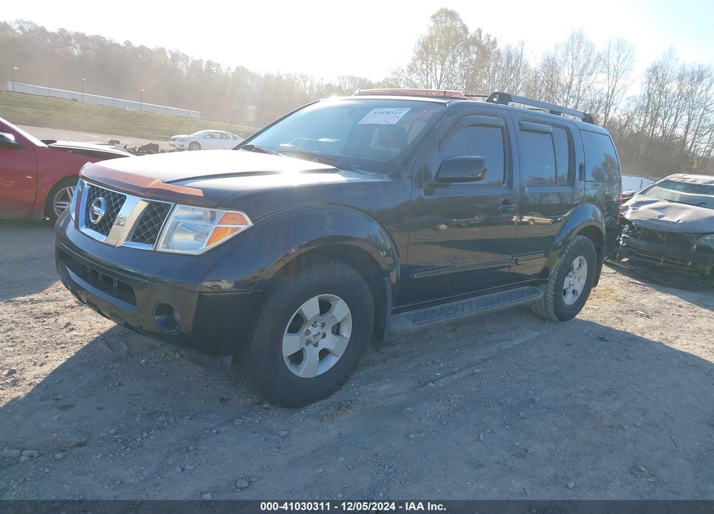 2005 NISSAN PATHFINDER SE VIN: 5N1AR18U95C787801