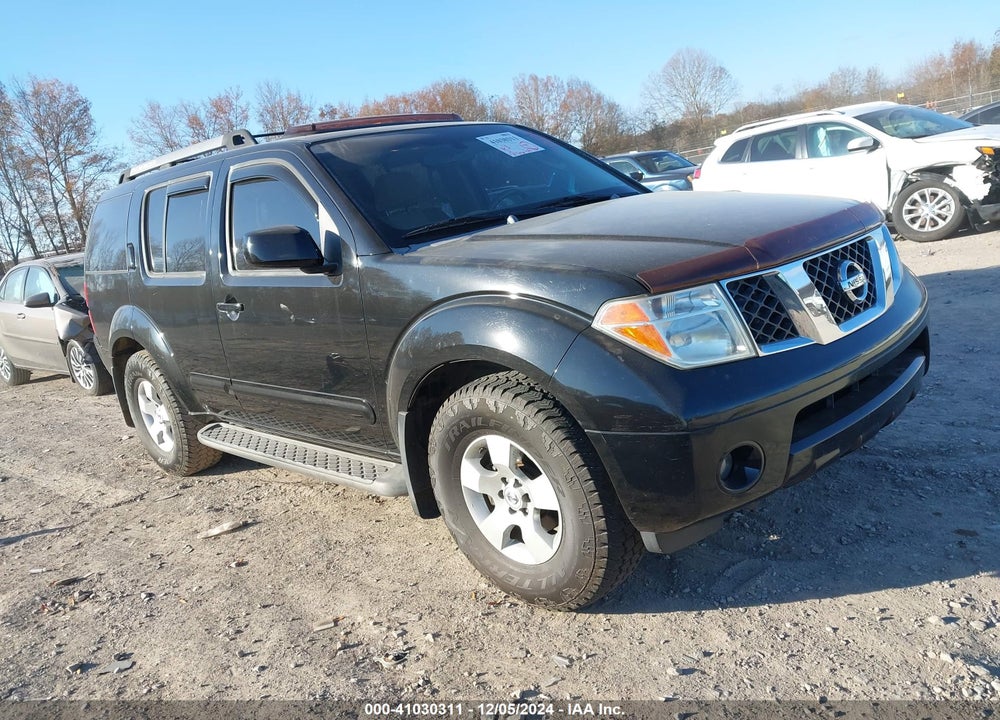 2005 NISSAN PATHFINDER SE VIN: 5N1AR18U95C787801