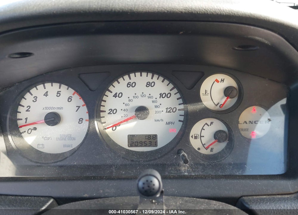 2005 MITSUBISHI LANCER OZ RALLY VIN: JA3AJ86E65U007276
