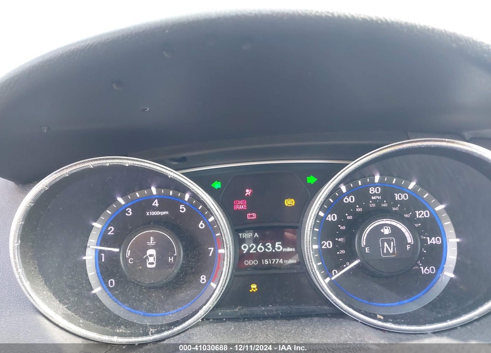 2013 HYUNDAI SONATA GLS VIN: 5NPEB4AC6DH778358