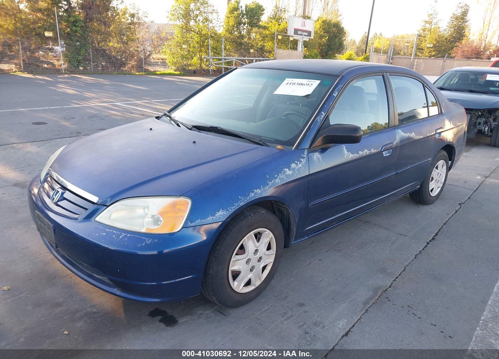 2003 HONDA CIVIC LX VIN: 2HGES16673H536009