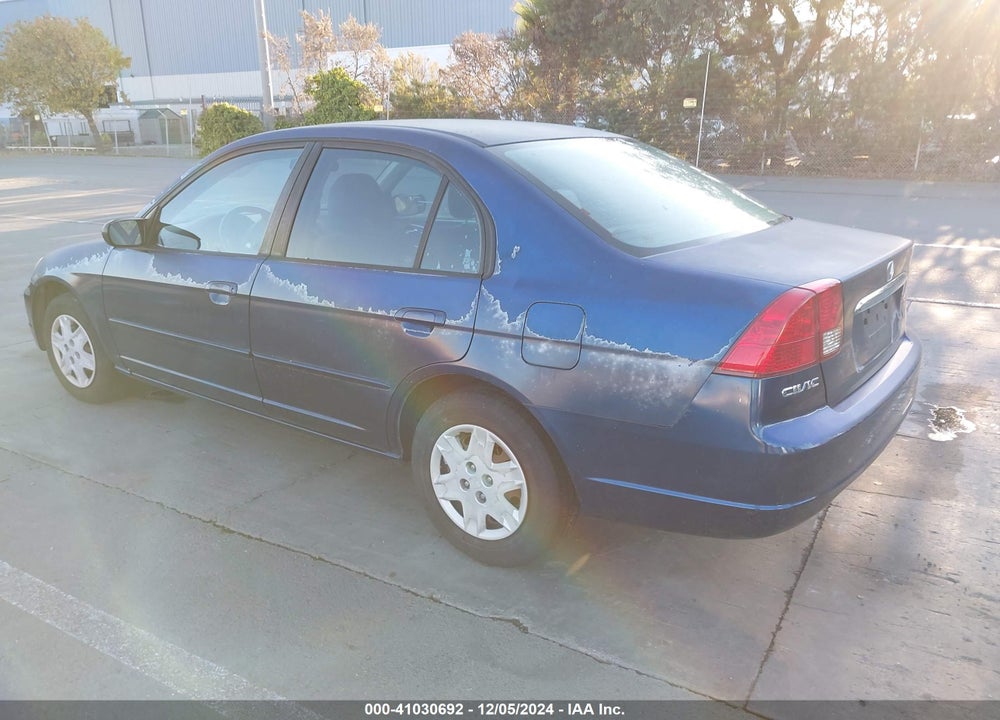 2003 HONDA CIVIC LX VIN: 2HGES16673H536009