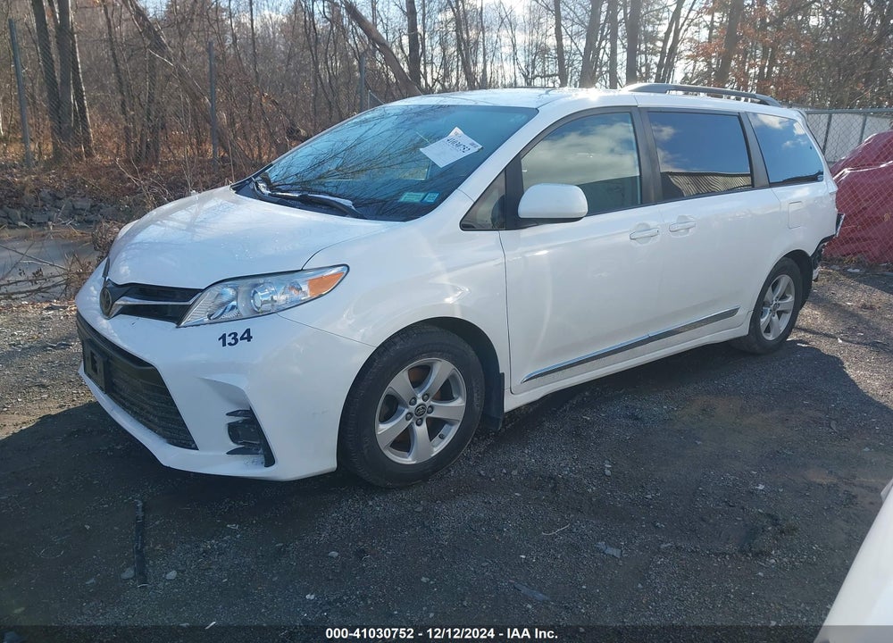 2020 TOYOTA SIENNA LE VIN: 5TDKZ3DC9LS057335