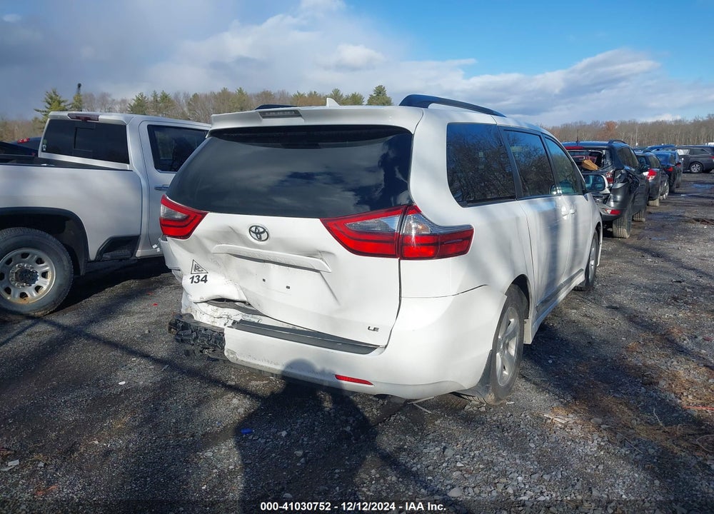 2020 TOYOTA SIENNA LE VIN: 5TDKZ3DC9LS057335