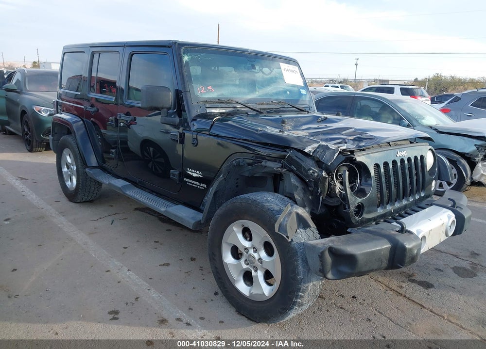 2014 JEEP WRANGLER UNLIMITED SAHARA VIN: 1C4BJWEG8EL116941