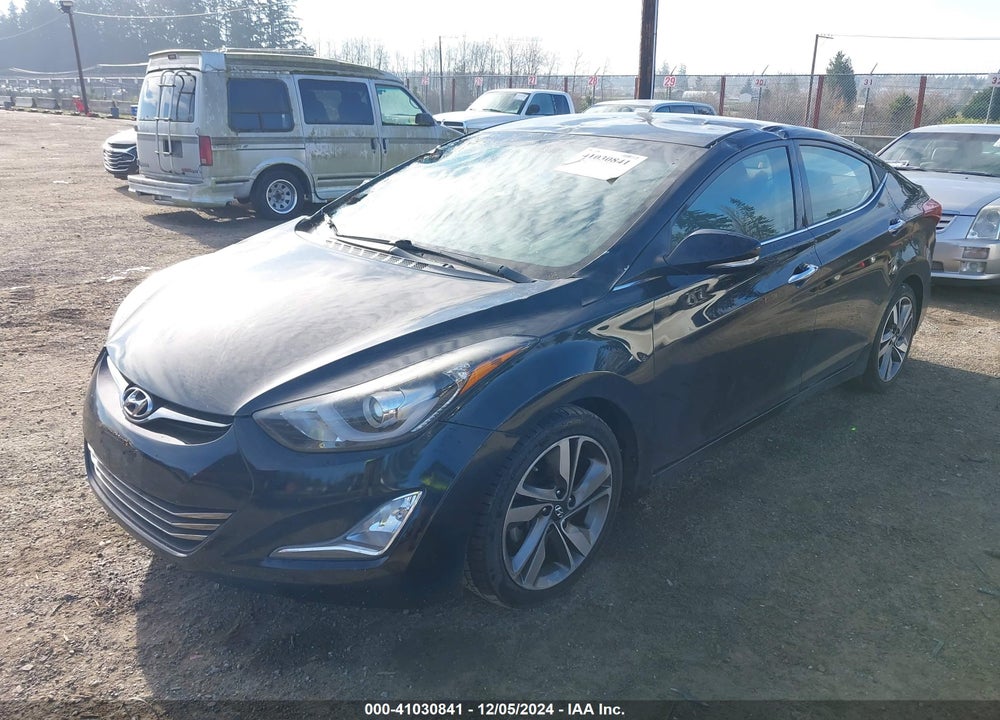 2014 HYUNDAI ELANTRA LIMITED VIN: 5NPDH4AE4EH508798
