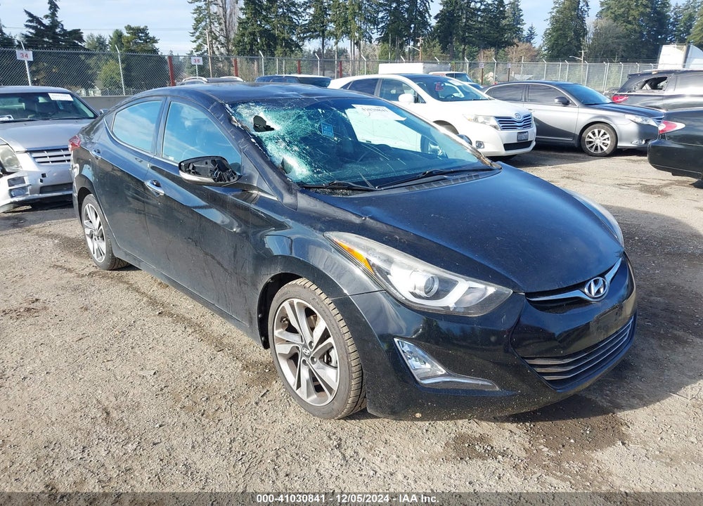 2014 HYUNDAI ELANTRA LIMITED VIN: 5NPDH4AE4EH508798