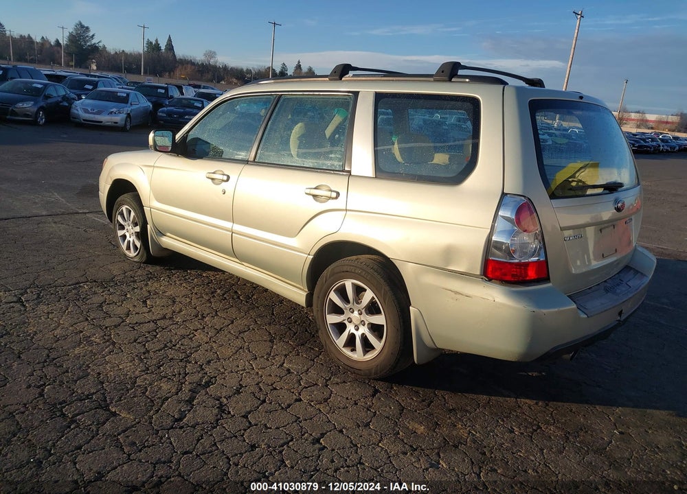 2007 SUBARU FORESTER 2.5X VIN: JF1SG65657H741136