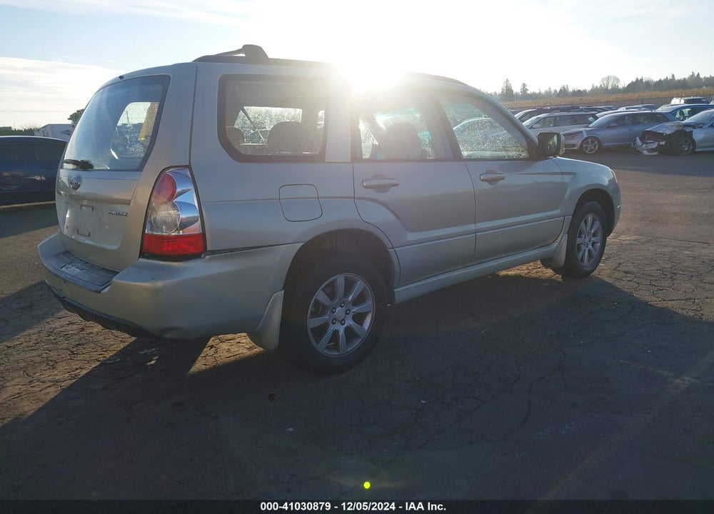 2007 SUBARU FORESTER 2.5X VIN: JF1SG65657H741136