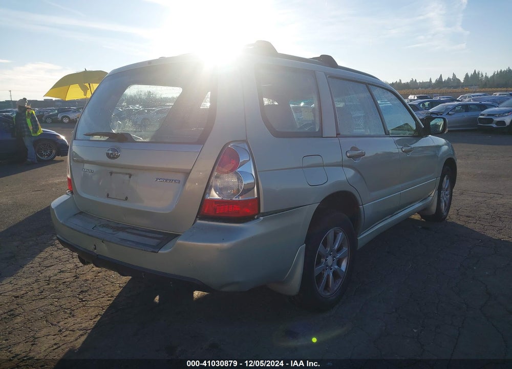 2007 SUBARU FORESTER 2.5X VIN: JF1SG65657H741136