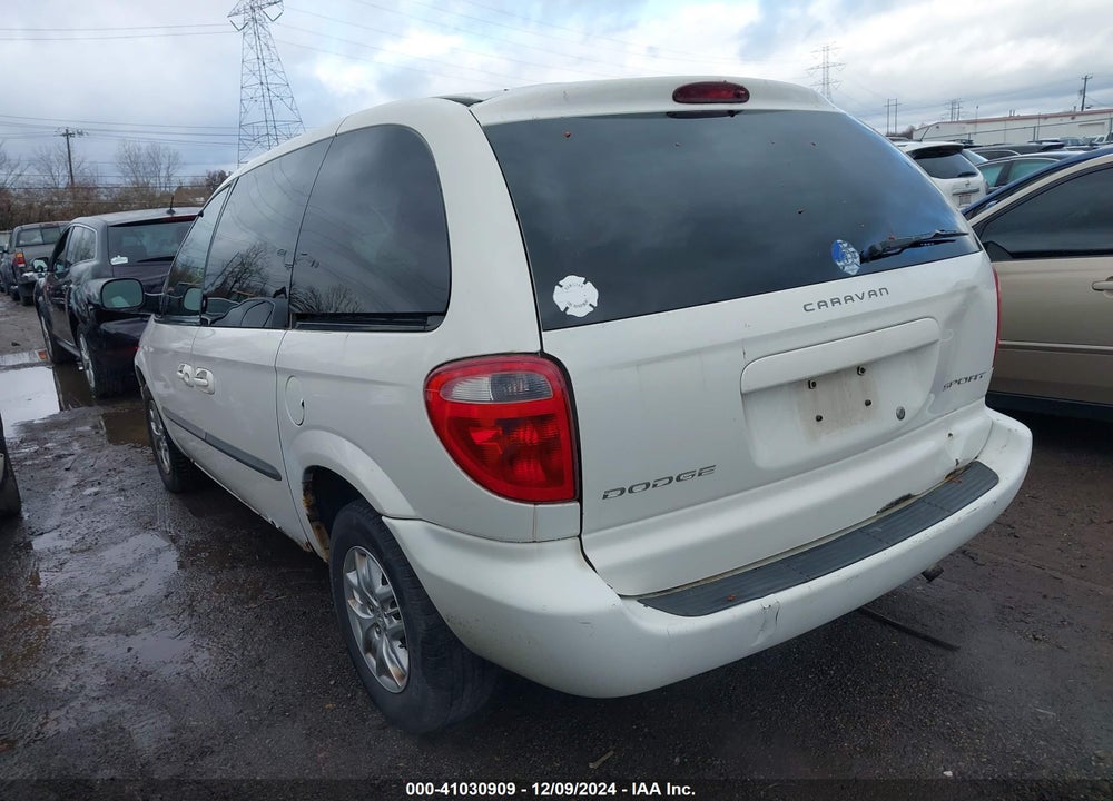 2002 DODGE CARAVAN SPORT VIN: 1B4GP453X2B594945