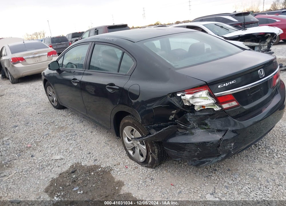 2013 HONDA CIVIC LX VIN: 2HGFB2F56DH603752
