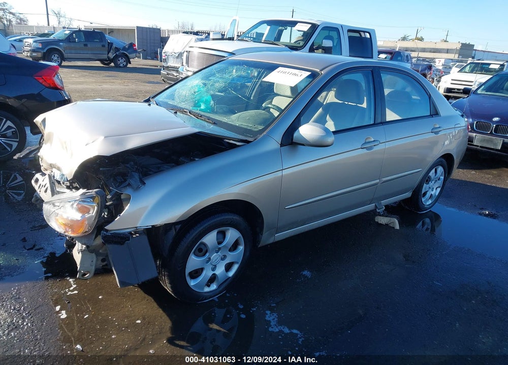 2008 KIA SPECTRA EX VIN: KNAFE121485492809
