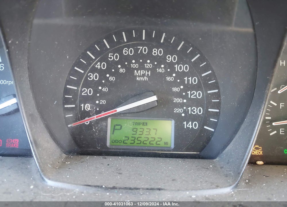 2008 KIA SPECTRA EX VIN: KNAFE121485492809