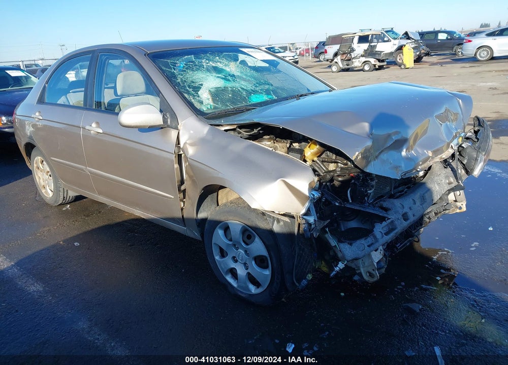 2008 KIA SPECTRA EX VIN: KNAFE121485492809
