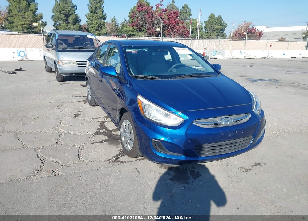 2017 HYUNDAI ACCENT SE VIN: KMHCT4AE6HU180557
