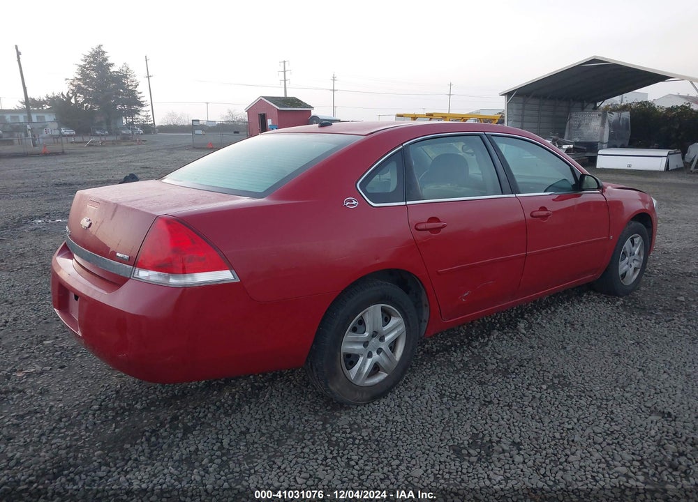 2007 CHEVROLET IMPALA VIN: 2G1WB58K779254174