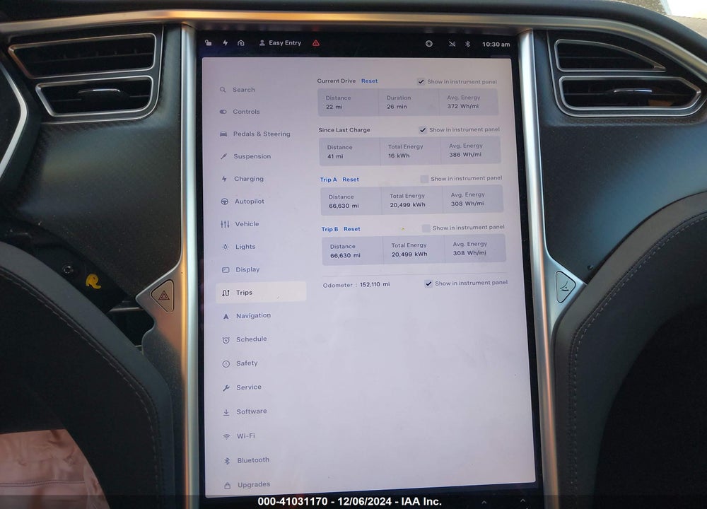 2018 TESLA MODEL S 100D/75D/P100D VIN: 5YJSA1E24JF246056