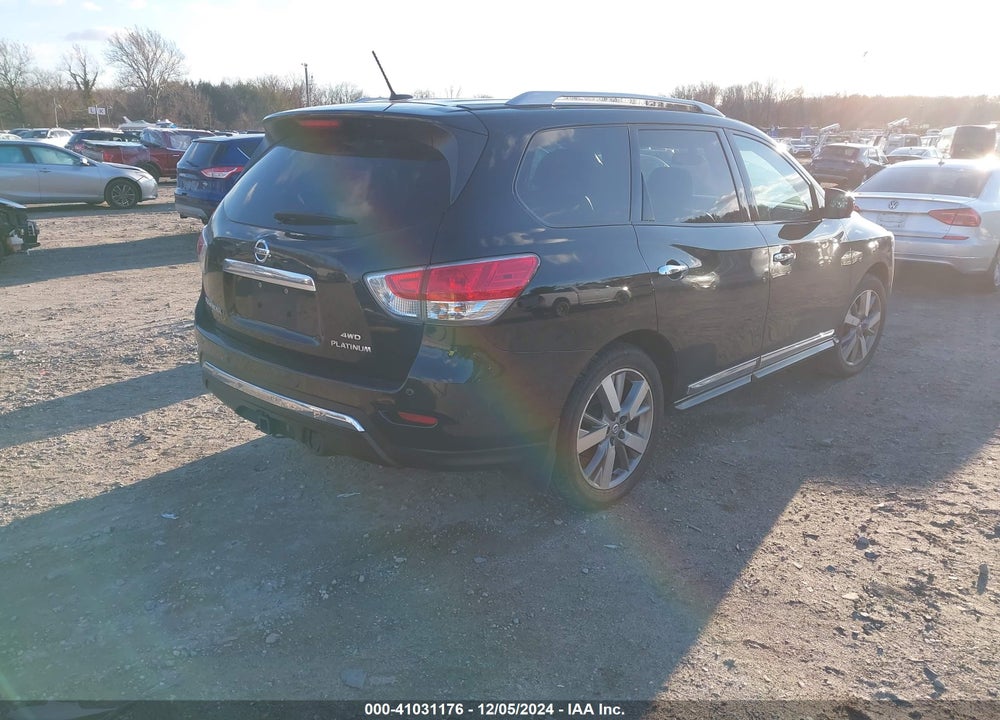 2013 NISSAN PATHFINDER PLATINUM VIN: 5N1AR2MM5DC668377