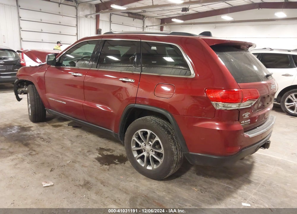 2014 JEEP GRAND CHEROKEE LIMITED VIN: 1C4RJFBMXEC299218