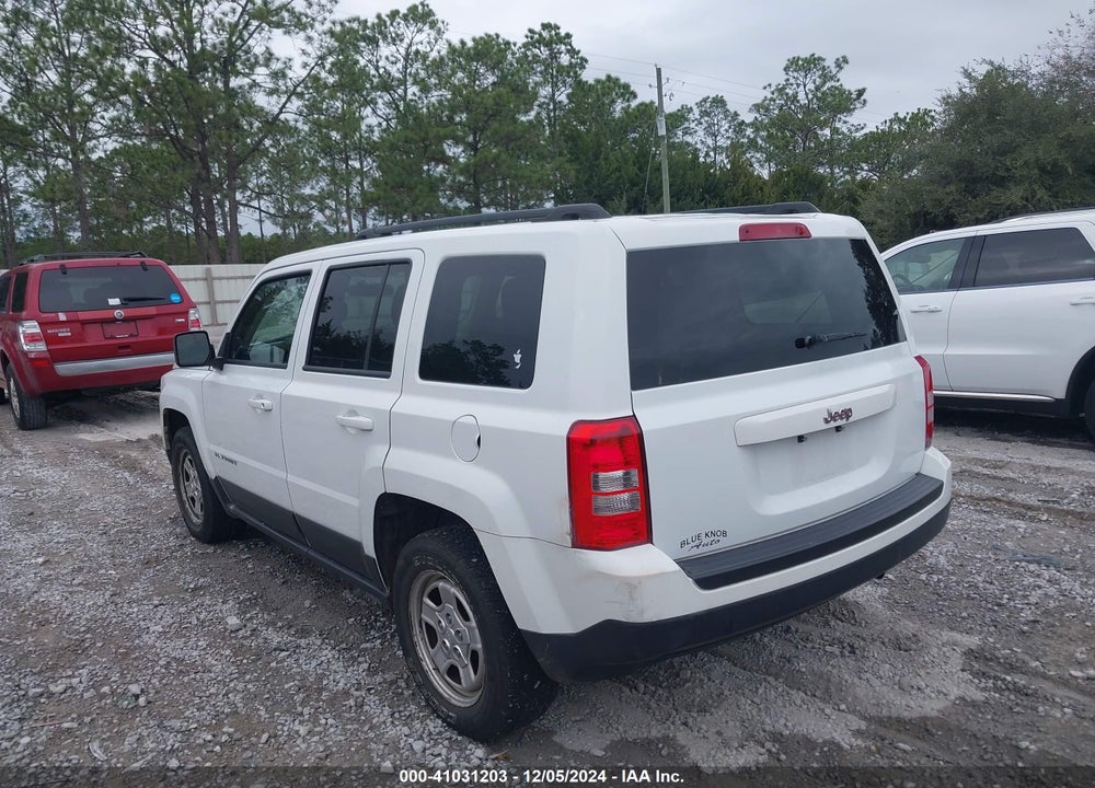 2015 JEEP PATRIOT SPORT VIN: 1C4NJPBA3FD304720